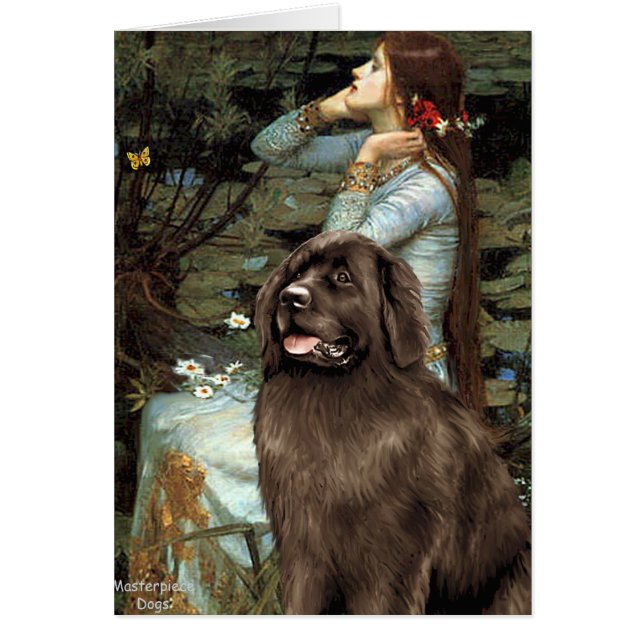 Newfie (marrón) - Ophelia Sentada (Frente)