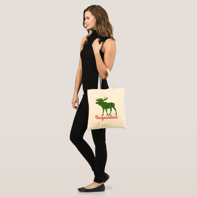 Newfoundland Tartán moose lindo moose bolsa (Anverso (modelo))