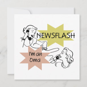 Newsflash Soy camisetas y regalos de Oma