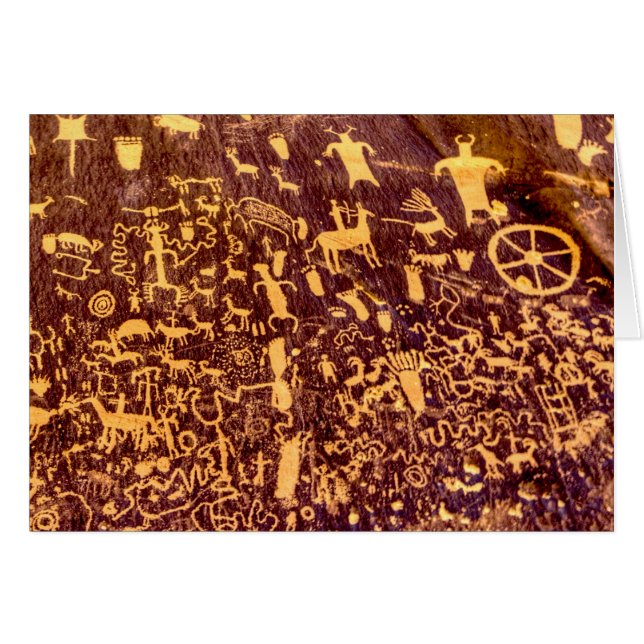 Newspaper Rock American Indian Utah (Anverso (Horizontal))