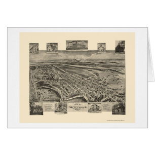 Newville, mapa panorámico del PA - 1903