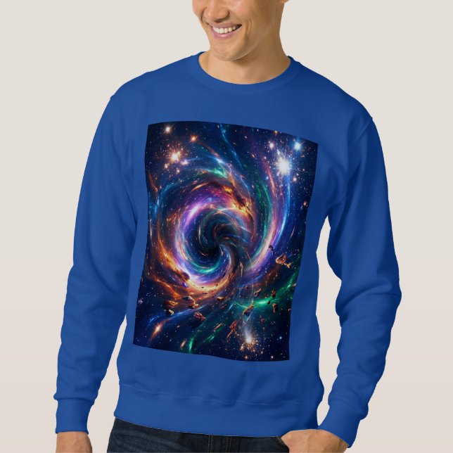Nexo de Vórtice Cósmico - Sudadera con Espacio Abs (Anverso)