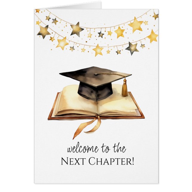 Next Chapter Congratulations Graduate Greeting  (Frente)