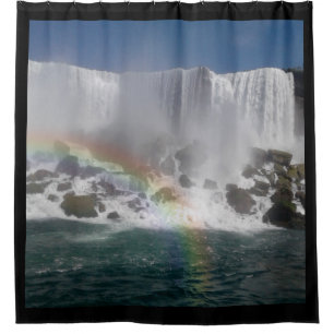 Niagara cae cortina de ducha arco iris
