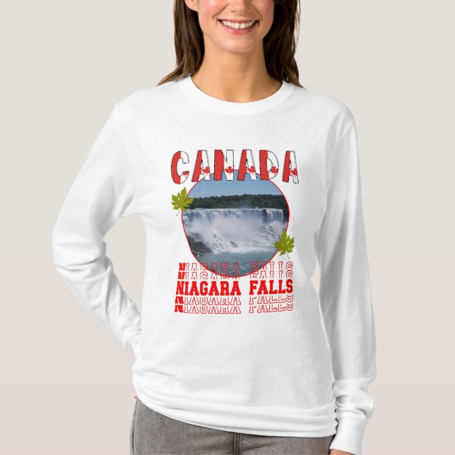Niagara cae en Ontario Canadá camiseta esencial (Anverso)