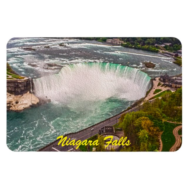 Niagara Cae imán flexible de la vieja Sepia (Horizontal)