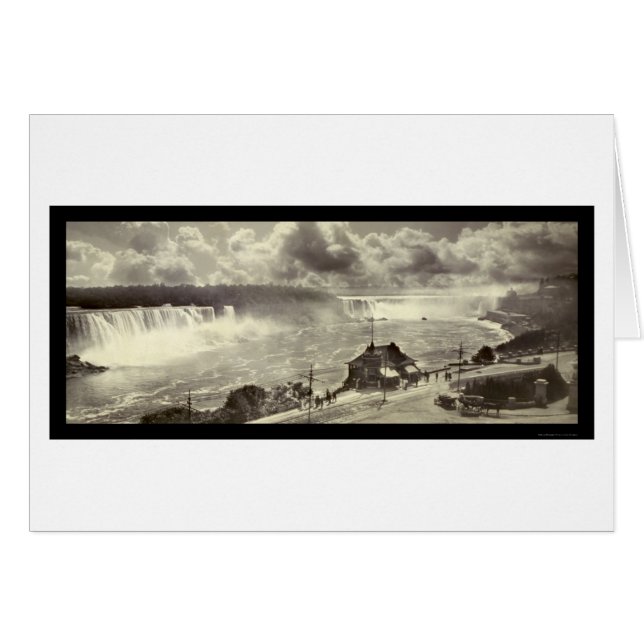 Niagara Falls, foto 1909 de NY (Anverso (Horizontal))