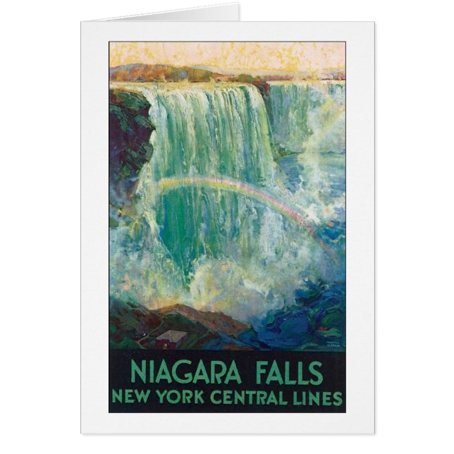 Niagara Falls Vintage Travel Poster (Frente)