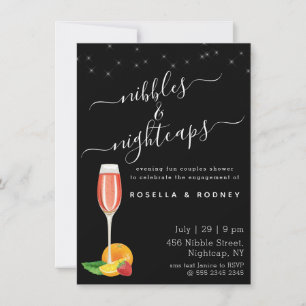 Nibbles Nightcaps Parejas Duchan Invitación Presup