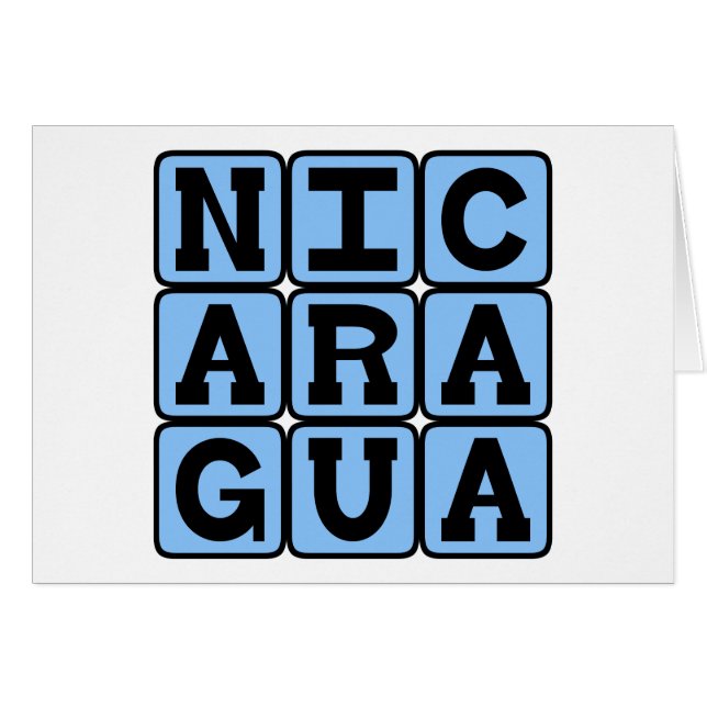 Nicaragua, país de Centroamérica (Anverso (Horizontal))