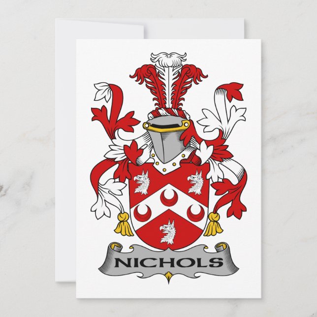 Nichols Family Crest (Anverso)