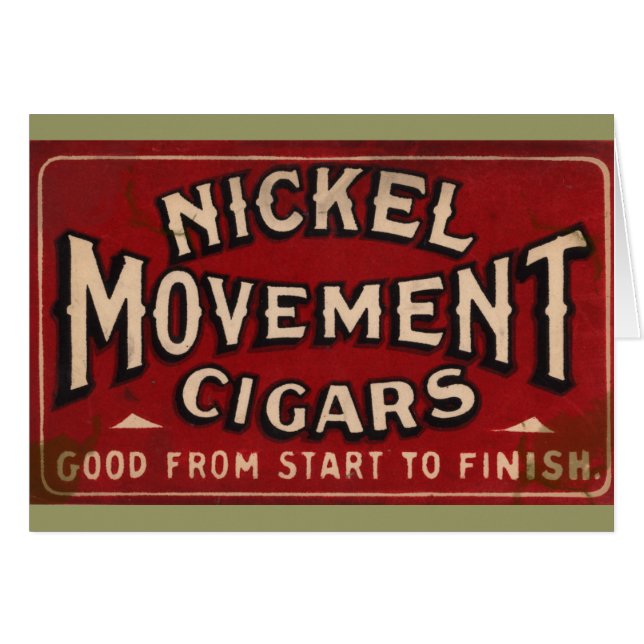 Nickle Movement Cigar 1900 (Anverso (Horizontal))