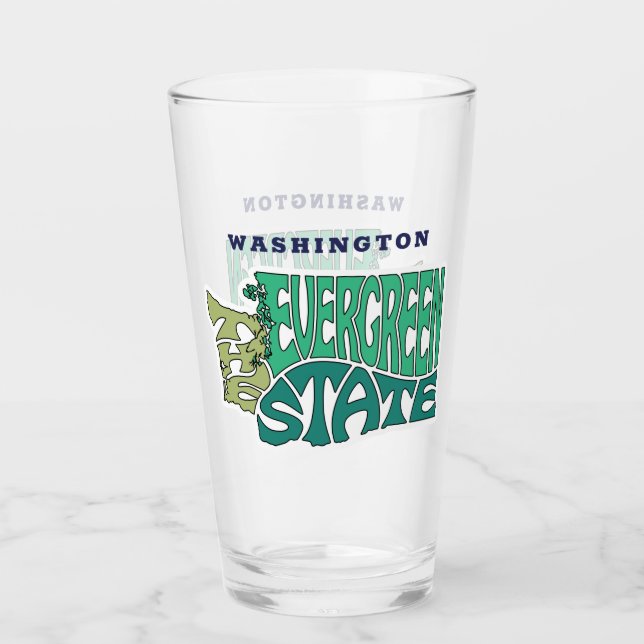 Nickname Word Art de Washington State (Anverso)