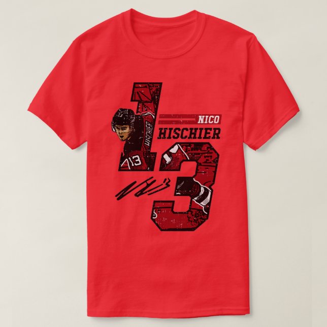 Nico Hischier New Jersey Offset 1 (Diseño del anverso)