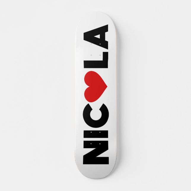 Nicola Love Skateboard (Anverso )
