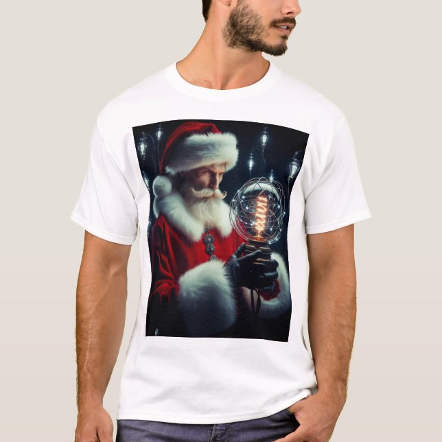 Nicola Tesla natal Camiseta (Anverso)