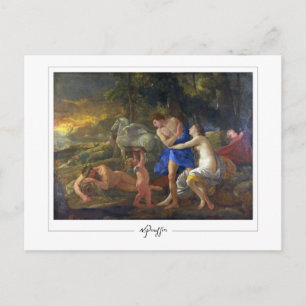 Nicolas Poussin #103 - Tarjeta postal de arte fino