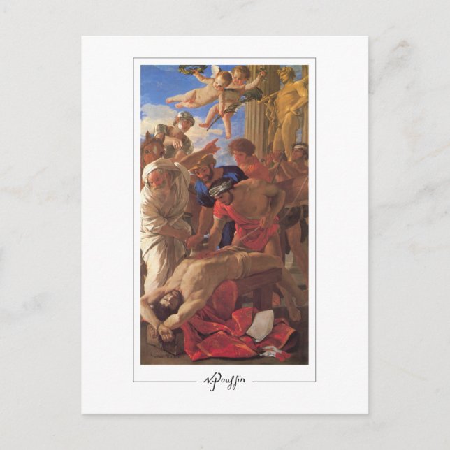 Nicolas Poussin #107 - Postales Bellas Artes (Anverso)