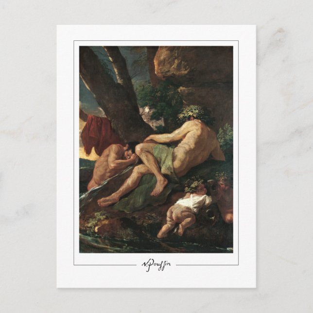 Nicolas Poussin #108 - Tarjeta postal de arte fino (Anverso)