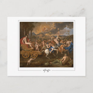 Nicolas Poussin #156 - Tarjeta postal de arte fino