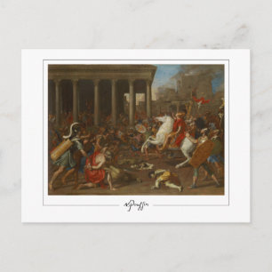Nicolas Poussin #181 - Tarjeta postal de arte fino