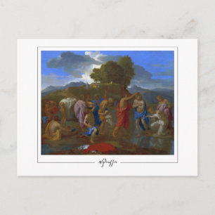 Nicolas Poussin #18 - Tarjeta postal de arte fino