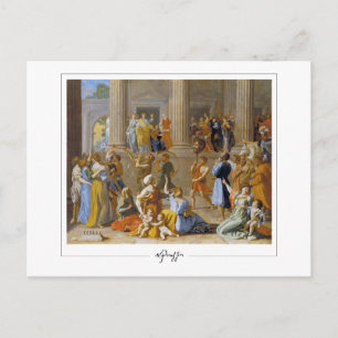 Nicolas Poussin #201 - Tarjeta postal de arte fino
