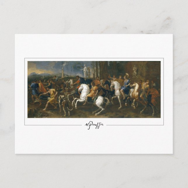 Nicolas Poussin #202 - Tarjeta postal de arte fino (Anverso)