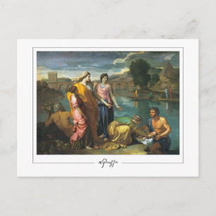 Nicolas Poussin #221 - Tarjeta postal de arte fino