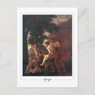 Nicolas Poussin #236 - Tarjeta postal de arte fino