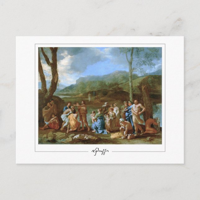 Nicolas Poussin #239 - Postales Bellas Artes (Anverso)