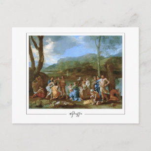 Nicolas Poussin #239 - Tarjeta postal de arte fino