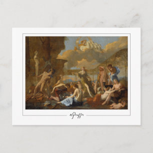 Nicolas Poussin #245 - Tarjeta postal de arte fino