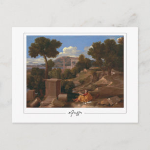 Nicolas Poussin #250 - Tarjeta postal de arte fino