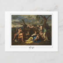 Nicolas Poussin #294 - Tarjeta postal de arte fino