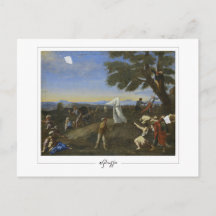 Nicolas Poussin #295 - Tarjeta postal de arte fino