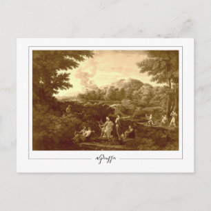 Nicolas Poussin #29 - Tarjeta postal de arte fino