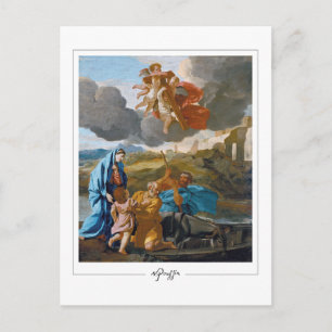 Nicolas Poussin #46 - Tarjeta postal de arte fino