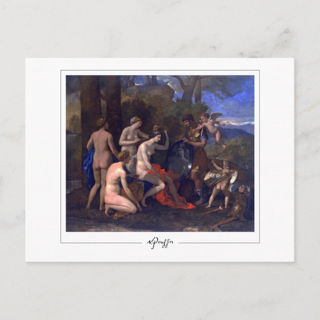Nicolas Poussin #4 - Tarjeta postal de arte fino (Anverso)