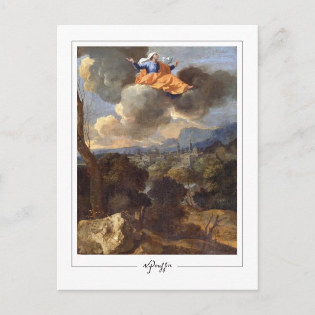 Nicolas Poussin #52 - Tarjeta postal de arte fino (Anverso)