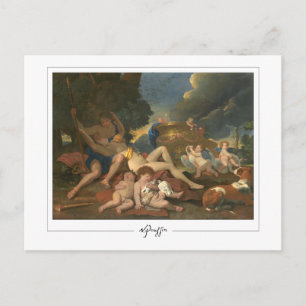 Nicolas Poussin #56 - Tarjeta postal de arte fino