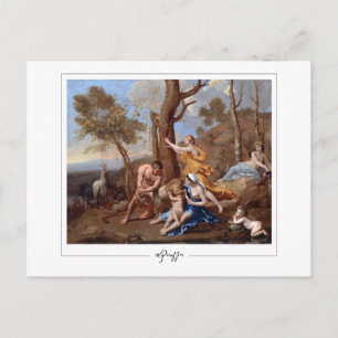 Nicolas Poussin #5 - Tarjeta postal de arte fino