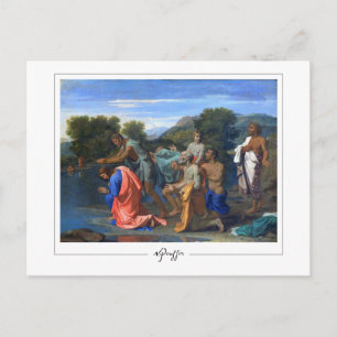 Nicolas Poussin #99 - Tarjeta postal de arte fino