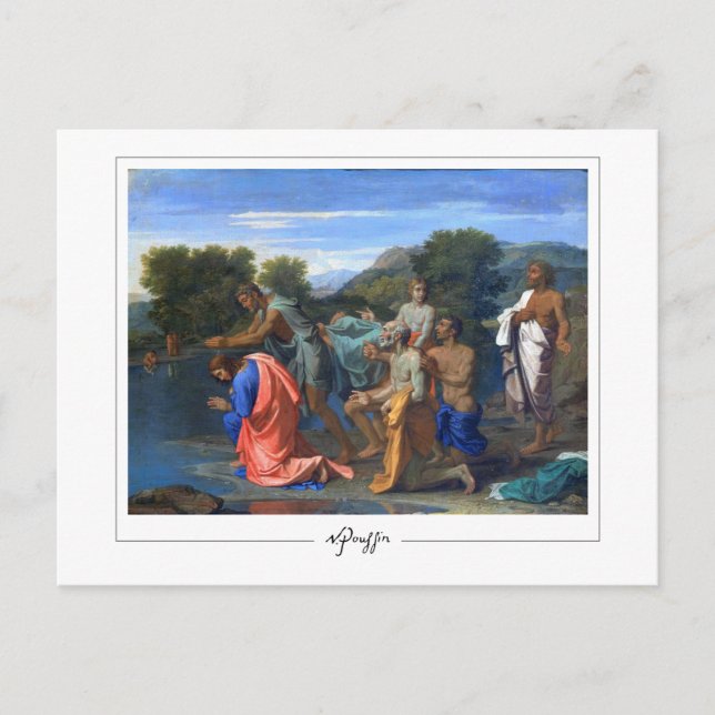 Nicolas Poussin #99 - Tarjeta postal de arte fino (Anverso)
