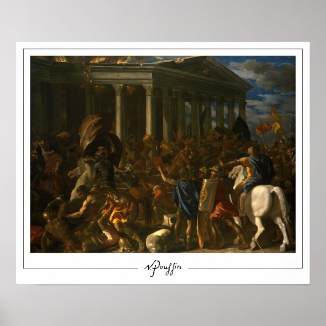 Nicolas Poussin Zedign cartel de arte #24 (Frente)