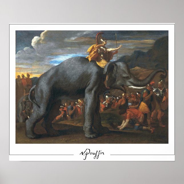 Nicolas Poussin Zedign cartel de arte #54 (Frente)