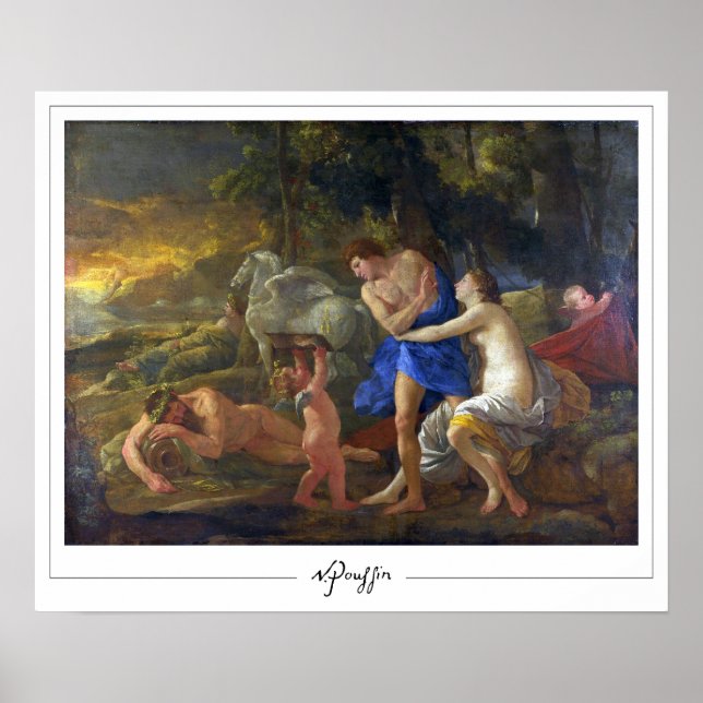 Nicolas Poussin Zedign Poster de Arte #103 (Frente)