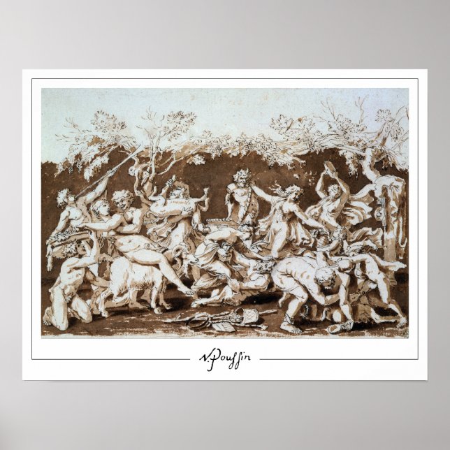 Nicolas Poussin Zedign Poster de Arte #131 (Frente)