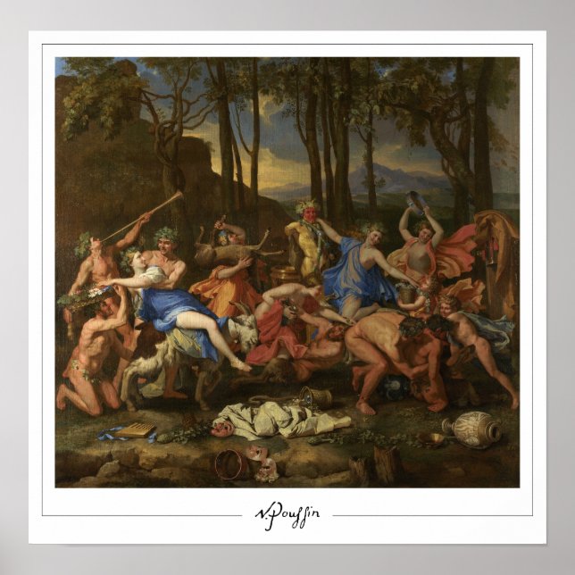 Nicolas Poussin Zedign Poster de Arte #186 (Frente)