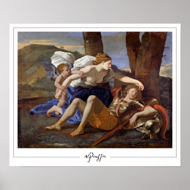 Nicolas Poussin Zedign Poster de Arte #2 (Frente)